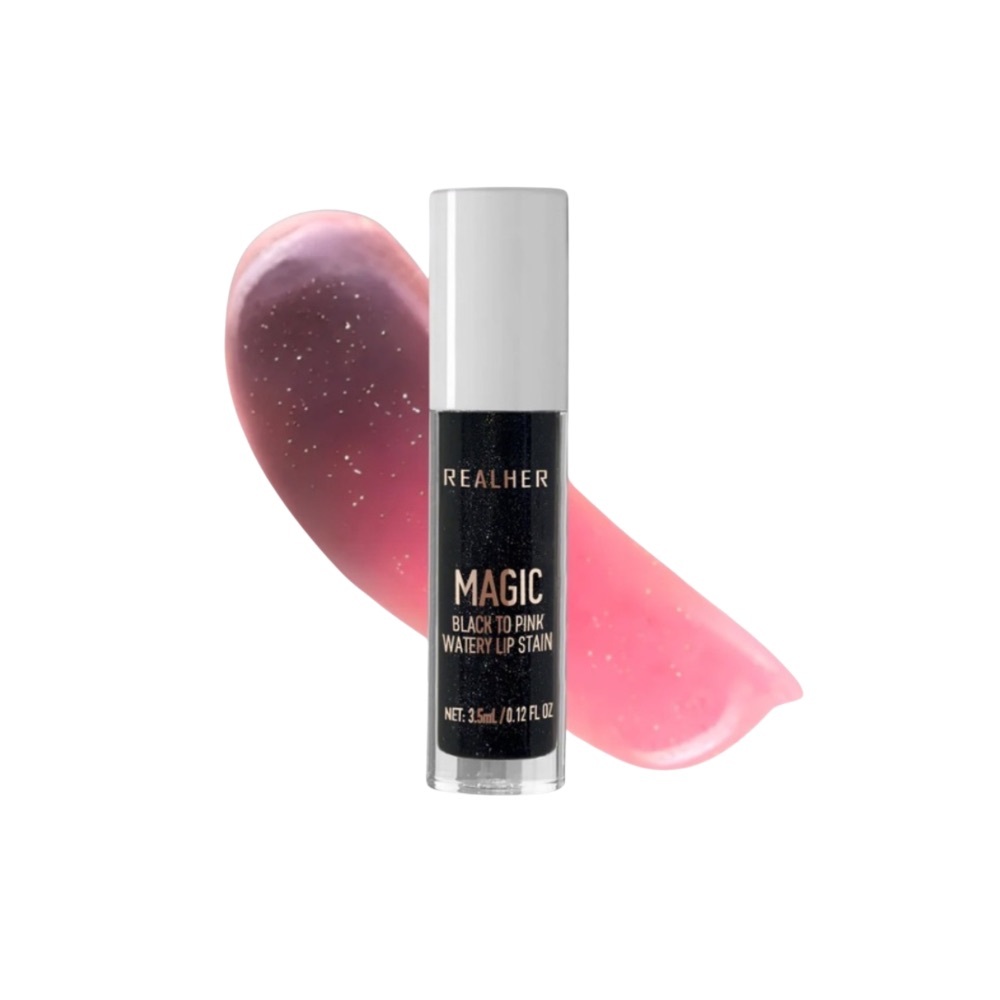 RealHer Black to pink lip stain